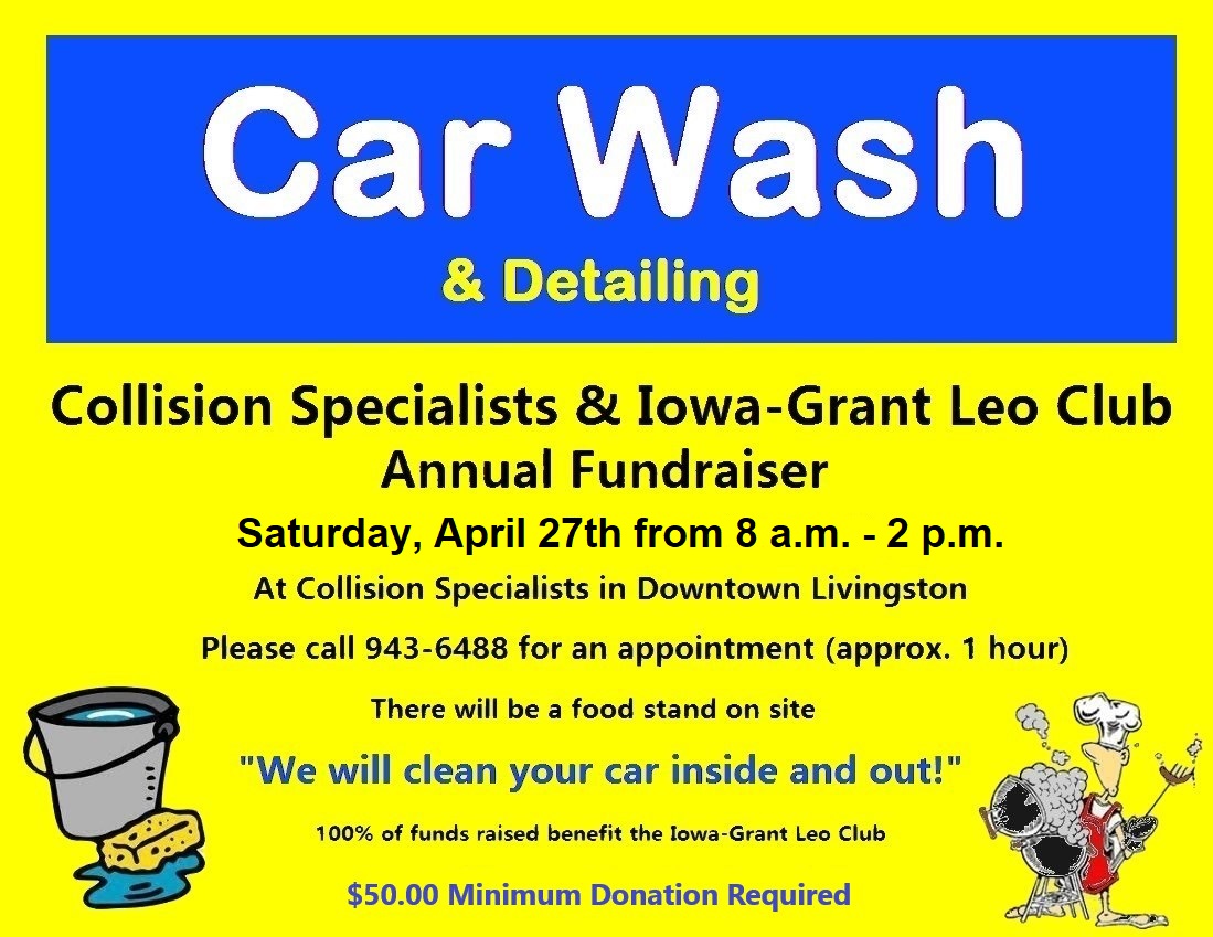 Car Wash and Detailing Annual Fundraiser